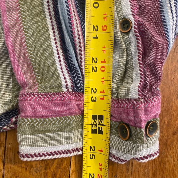 The Territory Ahead Southwestern Textured Cotton Striped Shirt Men’s XXL. - Picture 12 of 14